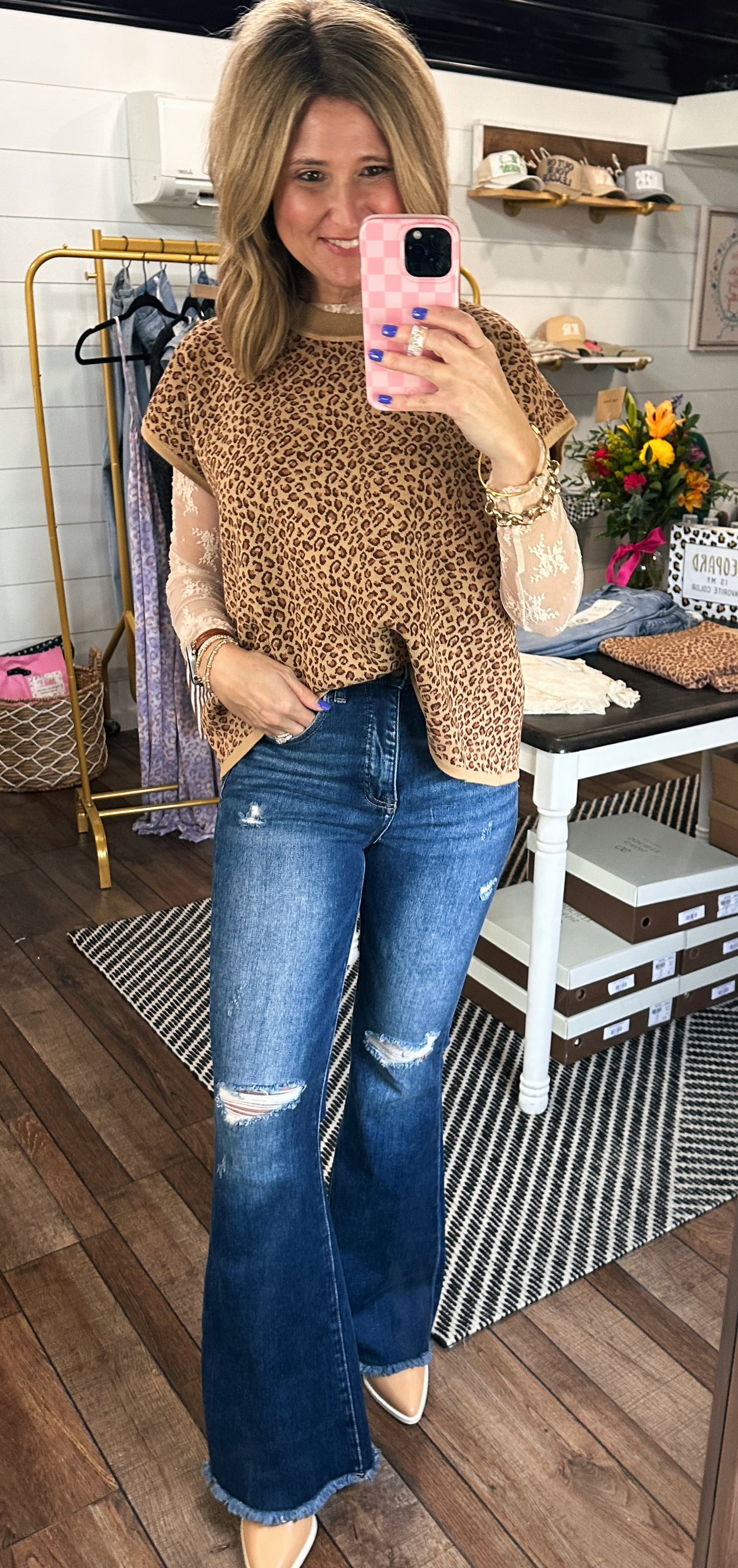 Leopard Luxe Top