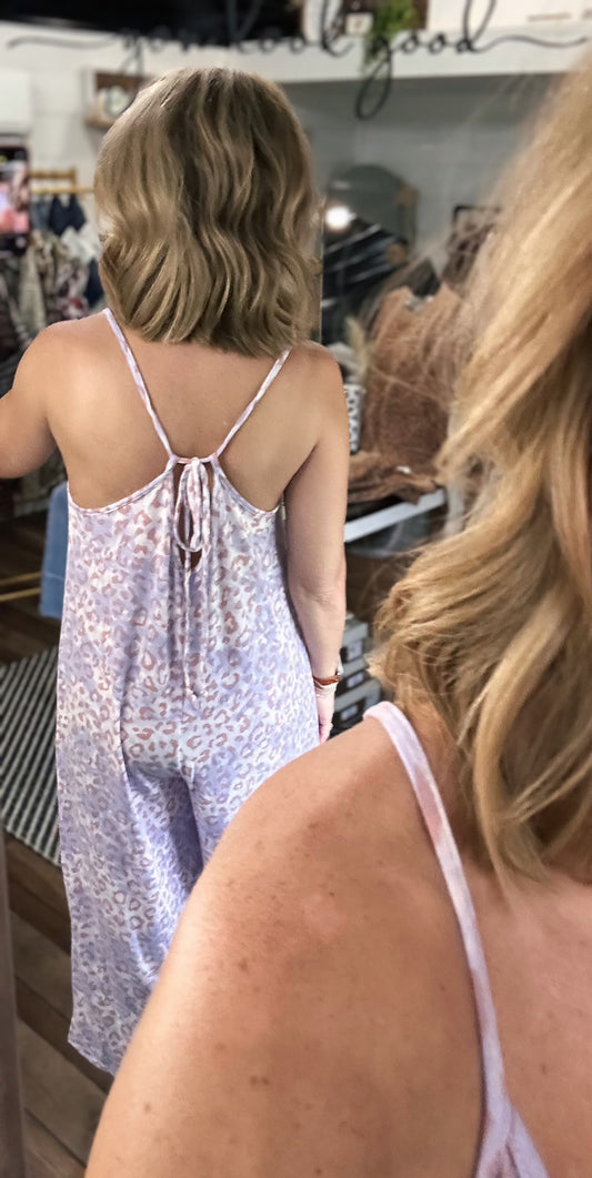 Bucketlist Leopard Lounge Jumpsuit