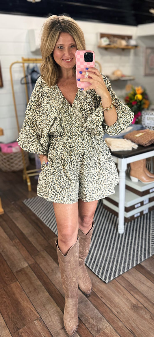 Spotted & Chic Romper