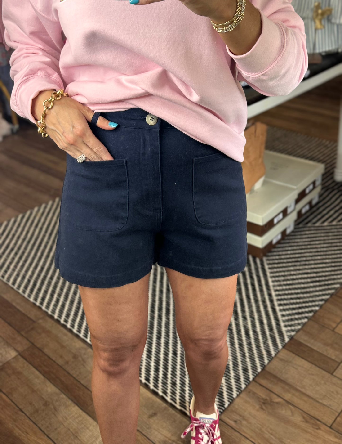 Lexi Shorts in Navy