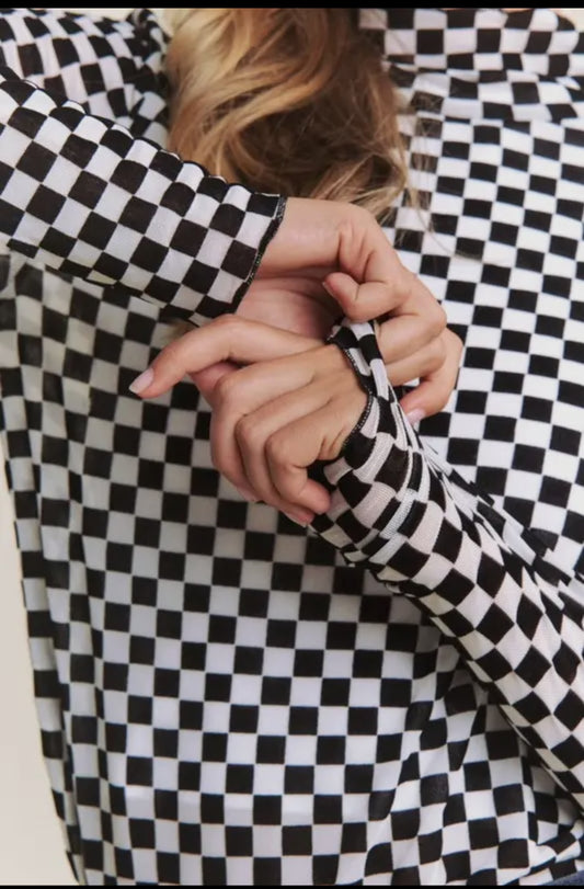 Pep Rally Mesh Layering Top