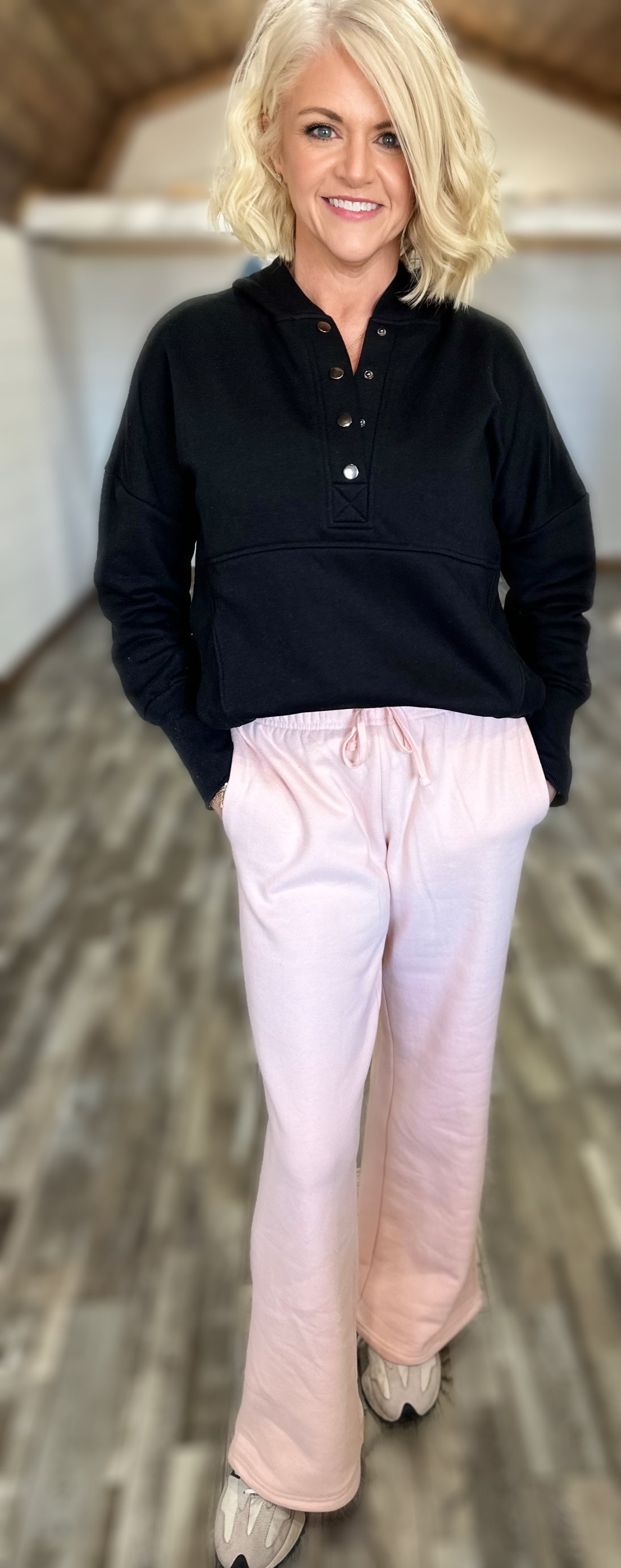 Jessie Soft Knit Pants in Pink