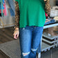 Emerald Edge Sweater