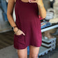 Gracelyn Athletic Dress in Cabernet