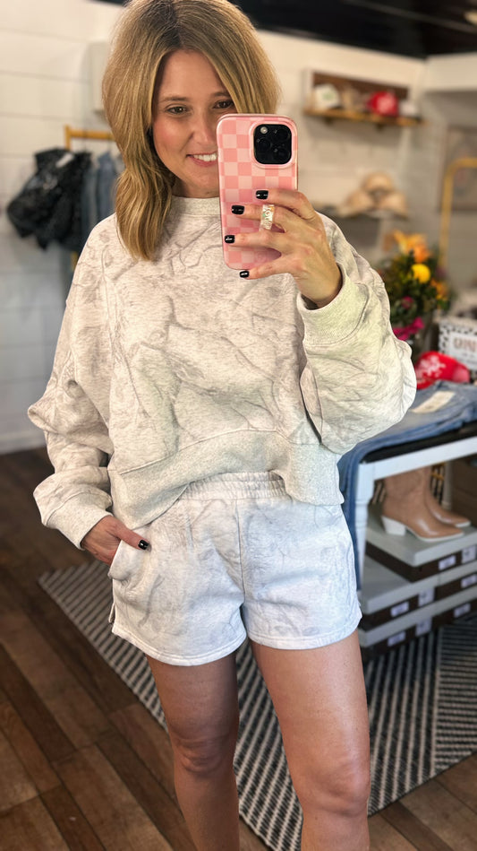Hometown Hideaway Camo Sweatshirt