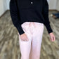 Jessie Soft Knit Pants in Pink