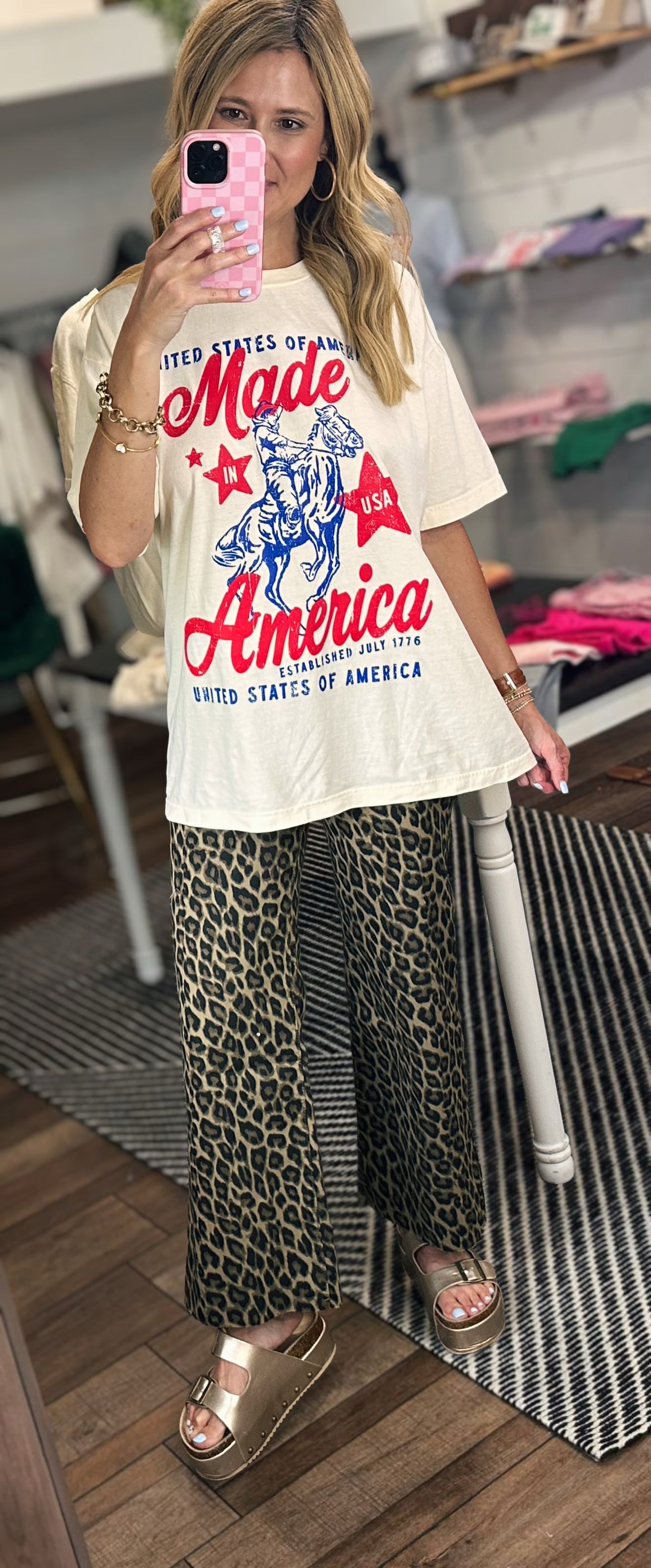 Made in America Oversized Vintage Tee