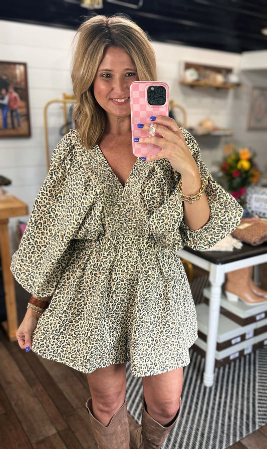Spotted & Chic Romper