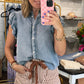Denim Dusk Top