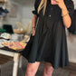 Emerie Pintuck & Frill Dress