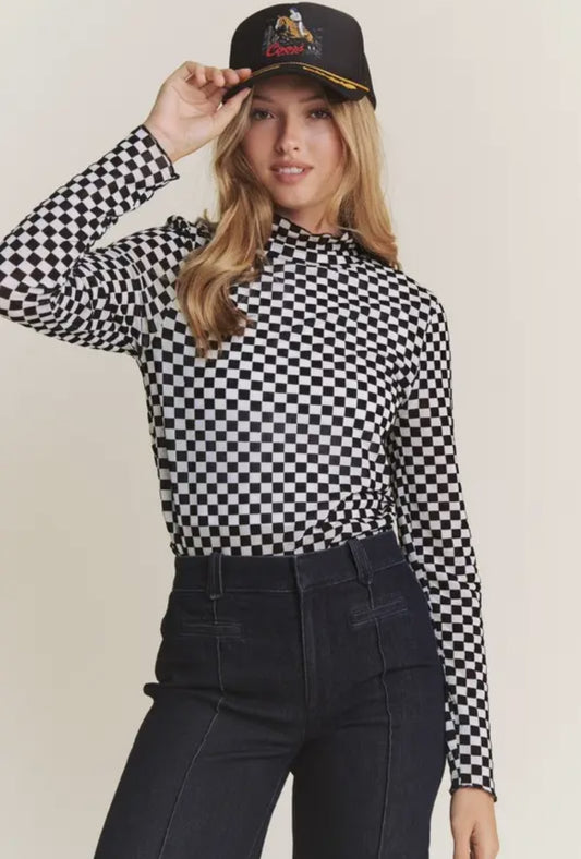 Pep Rally Mesh Layering Top