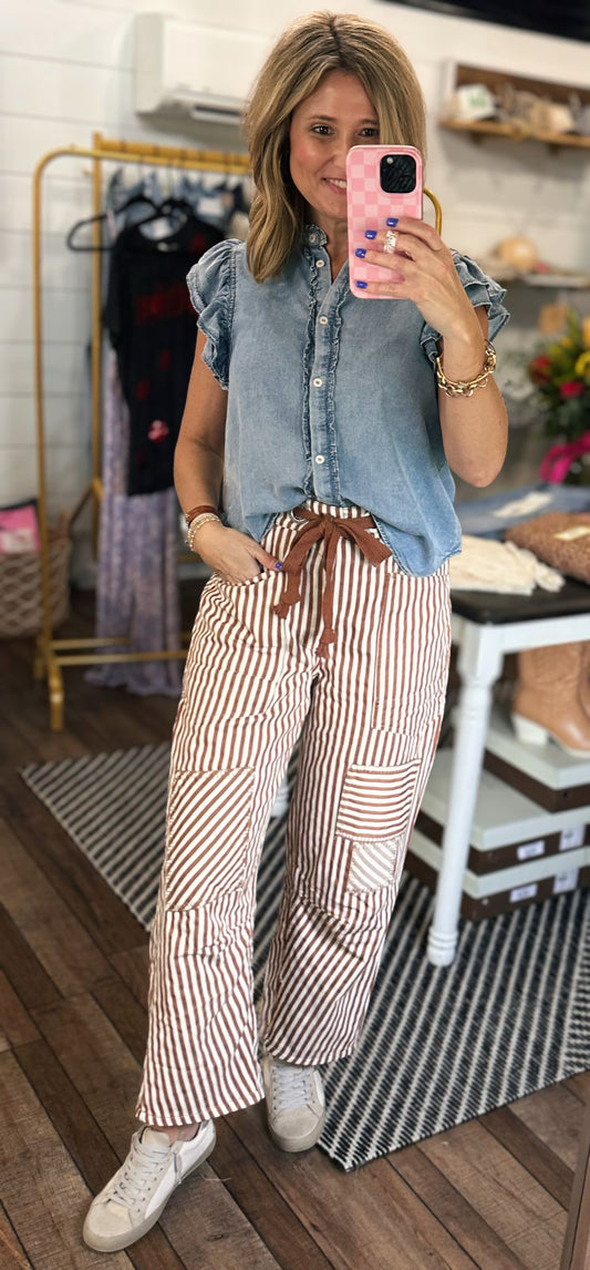 Denim Dusk Top