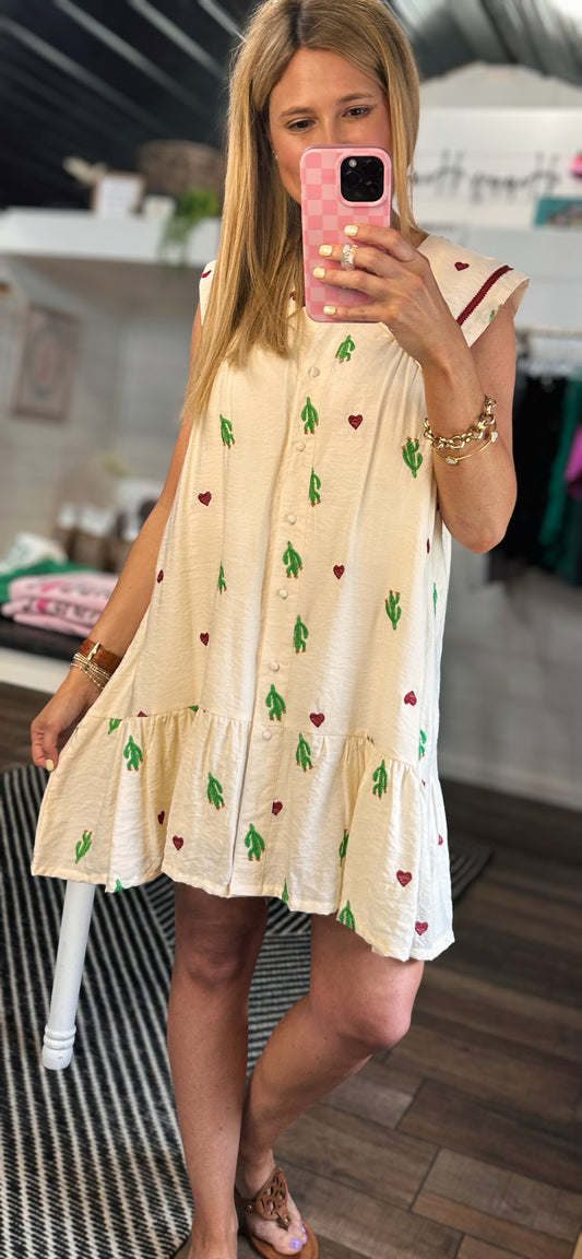 Sandra Collared Babydoll Dress