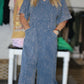 Jessy Jumpsuit in Denim Blue