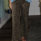 Lola Leopard Wide Leg Cropped Denim