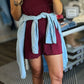 Gracelyn Athletic Dress in Cabernet